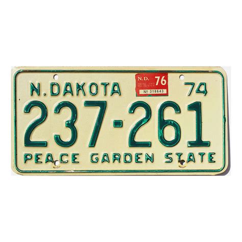 1976 North Dakota #237-261 | Authentic License Plates