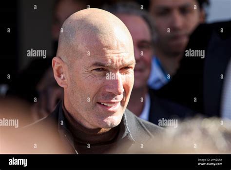 French former football player, Zinedine Yazid Zidane, popularly known ...