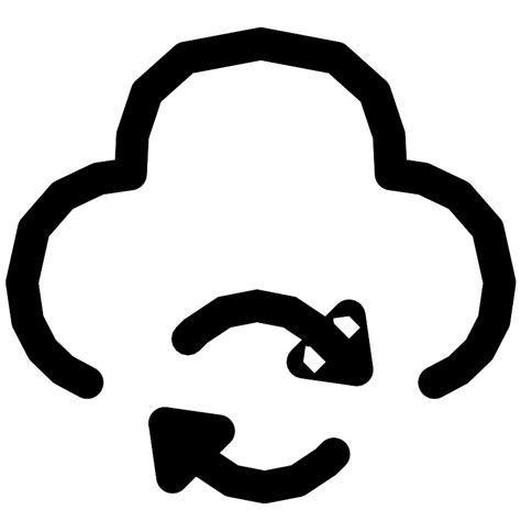 Cloud Sync Vector SVG Icon - SVG Repo