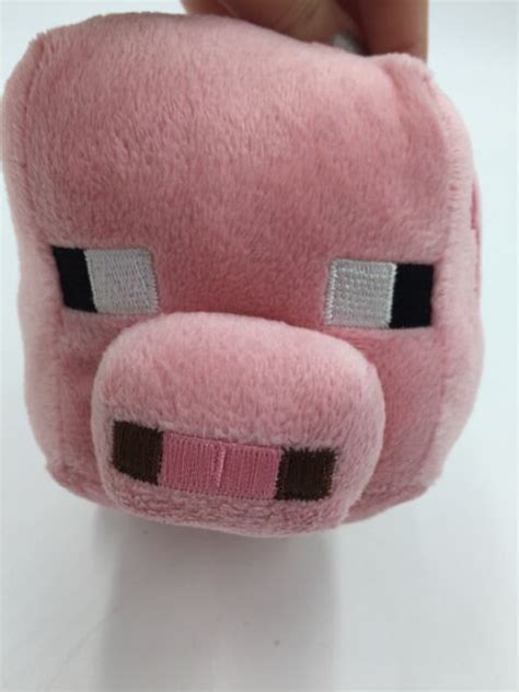 Mojang Pink Minecraft Pig Plush Stuffed Animal 6” U | eBay