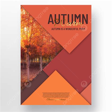 Color Matching Autumn Photography Book Cover Design Template Download on Pngtree