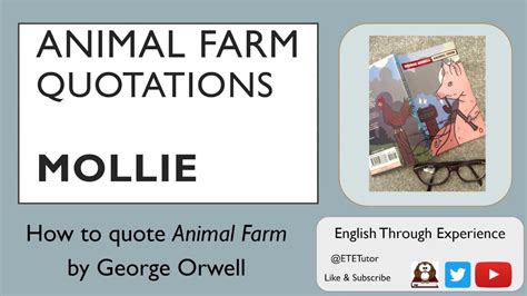 60 Seconds Animal Farm: Mollie - great for GCSE English Literature! #GCSE #GCSE2021 - YouTube