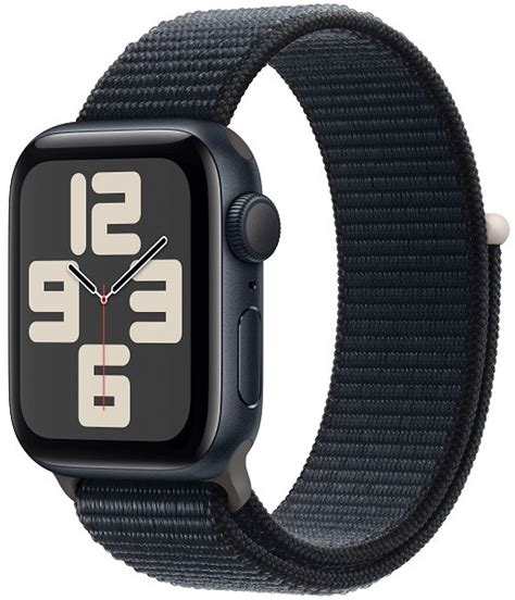 Etoren.com | Apple Watch SE (2023) GPS 44mm Midnight Aluminium Case with Midnight Sport Loop