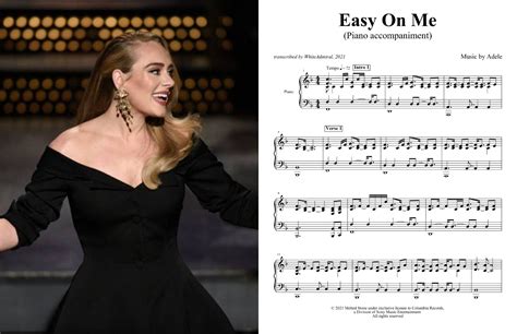 Easy On Me - Adele (piano accompaniment) | Piano Sheet Music Soundtracks