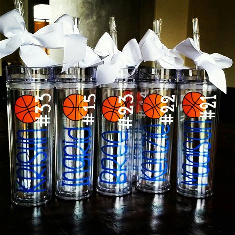 Basketball, Basketball Tumbler, Team Gift, Monogram Tumbler, Personalized Tumbler, Personalized ...