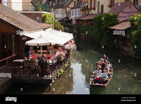 "Little Venice" Colmar Haut-Rhin Alsace France Canalside restaurant and ...