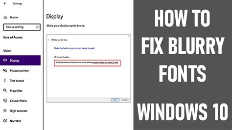 How To Fix Blurry Fonts On Windows 10 | 6 Fixes | FULL TUTORIAL - YouTube