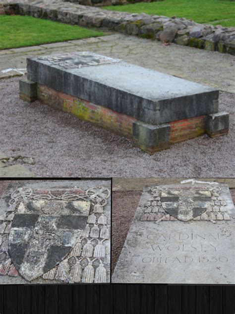 Cardinal Wolsey's Monument in the ruins of Leicester Abbey Tudor ...