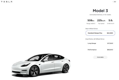 Tesla drops price of Model 3 by up to $4,000 in Australia