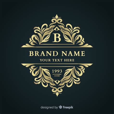 Free Vector | Elegant ornamental logo template