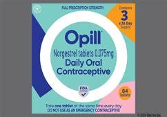 Opill (norgestrel): Uses, Side Effects, Dosage & Reviews