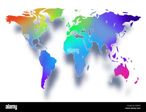 World map collage hi-res stock photography and images - Alamy