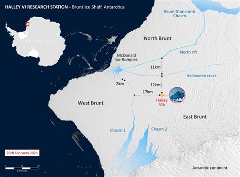 Huge Iceberg has broken off the Brunt Ice Shelf in Antarctica | WordlessTech