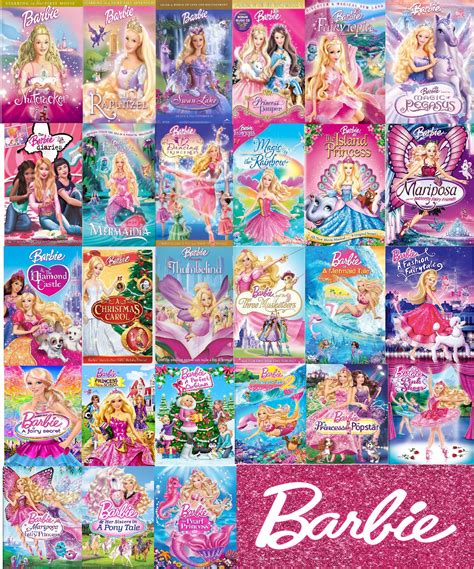 Barbie movies fan art barbie movies collection complete – Artofit