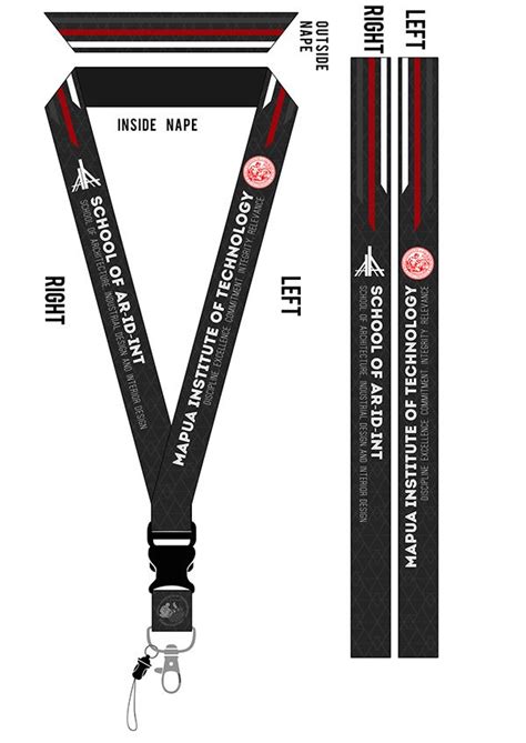 Lanyard Design for MIT School of AR-ID-INT on Behance | Lanyard designs ...