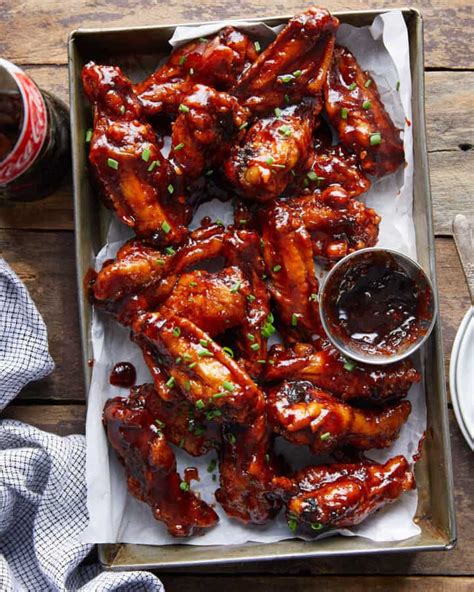 Sticky BBQ Chicken Wings - Bites with Bri