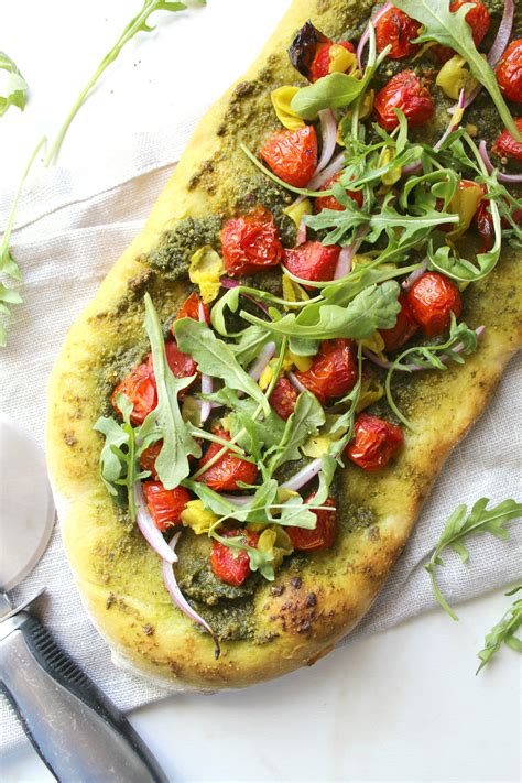 Mediterranean Flatbread - This Savory Vegan