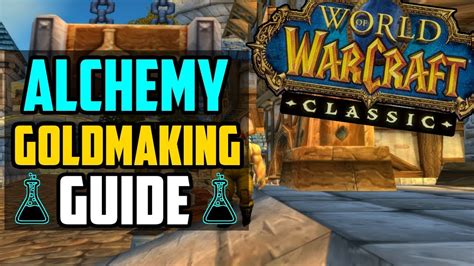 How to Make Gold with Alchemy in Classic WoW - YouTube