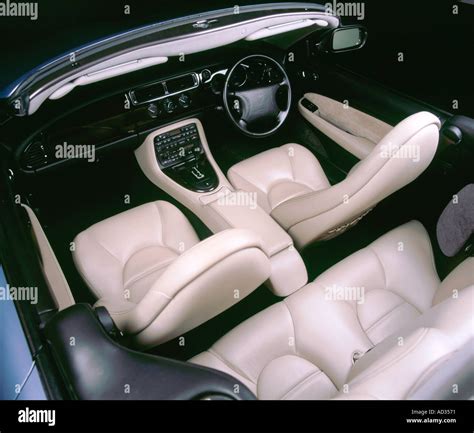 1997 Jaguar XK8 convertible interior Stock Photo - Alamy