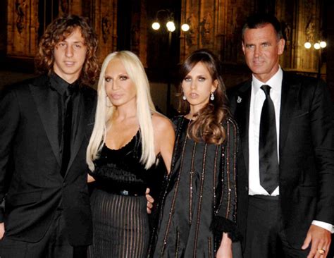 Donatella Versace and Family - PAPER