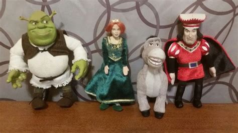 Dreamworks McFarlane Toys Shrek, Princess, Donkey, Lord Farquaad RARE Plush Doll | #1891038891