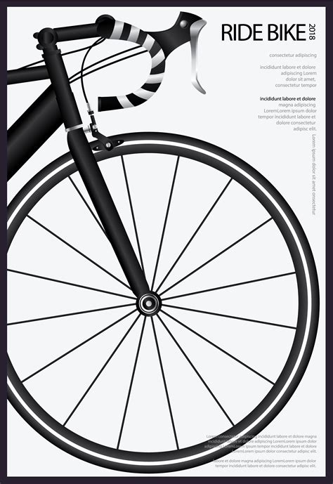 Bike Cycling Poster Vector Illustration 641349 Vector Art at Vecteezy