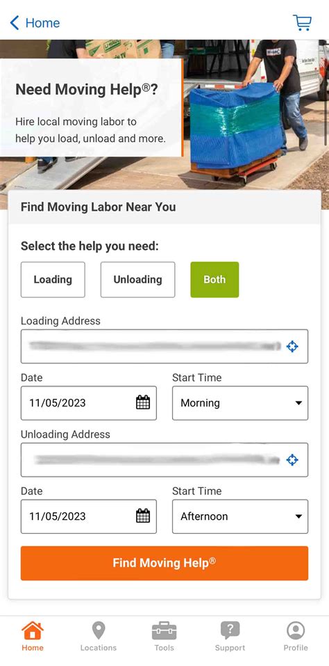 How to Book Moving Help in U-Haul App | U-Haul
