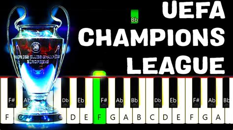 Uefa Champions League Anthem | Easy Piano Tutorial 🎹 - YouTube