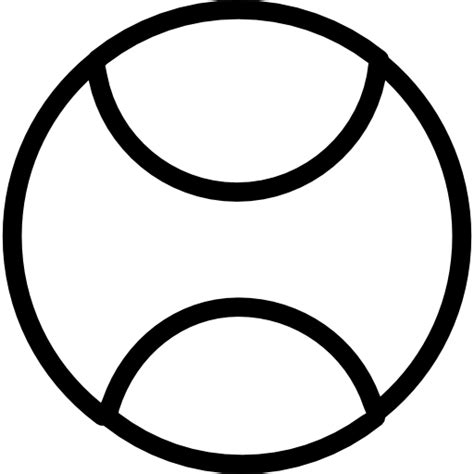 Tennis ball icon