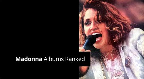 Madonna Albums Ranked (rated from worst to best) - Guvna Guitars