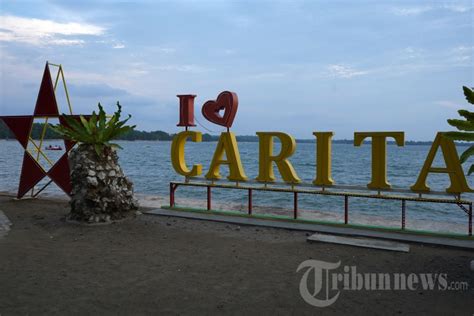 Pantai Carita, Foto 6 #1862195 - TribunNews.com