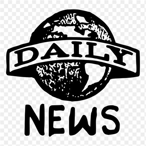 Daily news logo png sticker | Free PNG - rawpixel