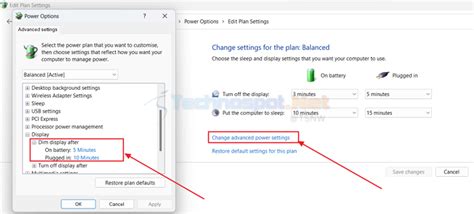 How to Automatically Dim the Display in Windows Laptop