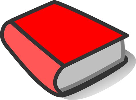 Book Red Thick · Free vector graphic on Pixabay