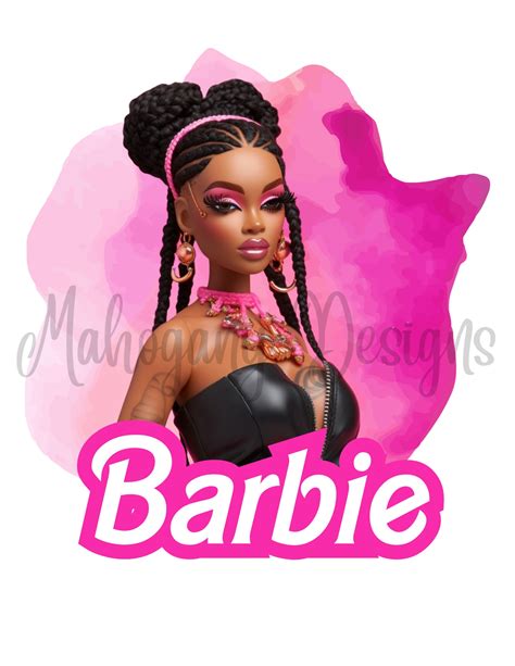 African Americanblack Barbie PNG Clip Art Baddie - Etsy Canada