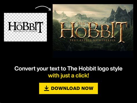 The Hobbit Font FREE Download + (PSD Style) | Hyperpix