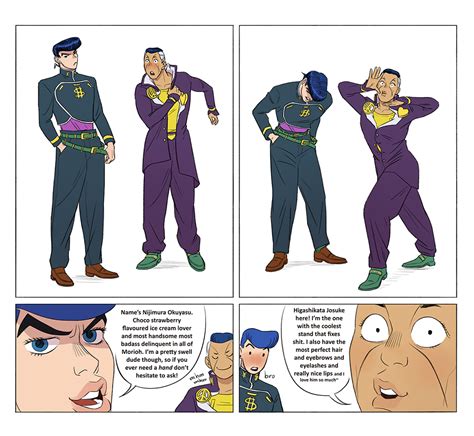 Josuyasu - Josuke Higashikata and Okuyasu Nijimura JJBA Part 4 Comic ...