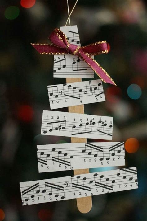 Christmas Decoration Ideas For Kids(25) | Music christmas ornaments ...