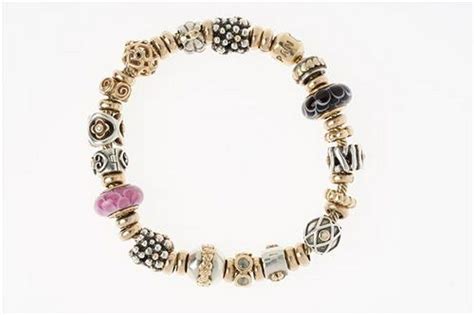 Luxury Pandora Bracelet with Gold and Diamond Charms - Bracelets/Bangles - Jewellery