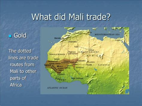 Did Mali Trade Gold And Salt