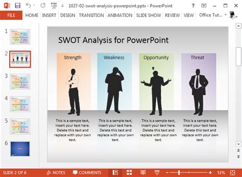 2262 Business Swot Analysis Power Point - Riset