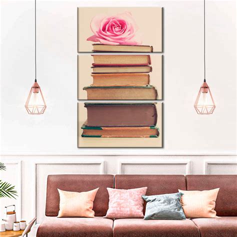 Rose On Books Wall Art | Photography