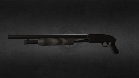 Mossberg 500 Pump Shotgun - Download Free 3D model by Samurai_Chad [9899f3a] - Sketchfab