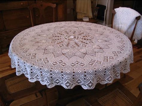 Crochet Pattern Round Tablecloth Original Patterns - JoBSPapa.com | Crochet tablecloth pattern ...