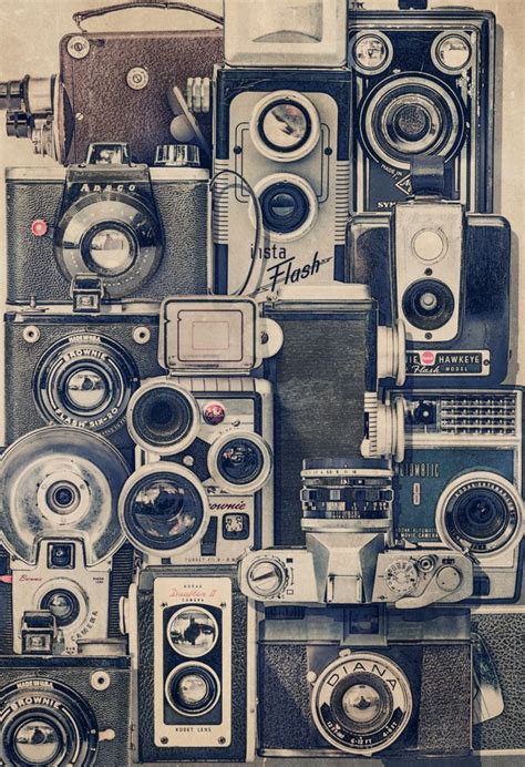 Vintage Cameras Art Print by THOMAS-B | Vintage cameras art, Vintage ...