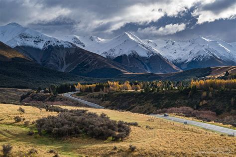 Fall season in the Southern Alps of Arthurs Pass, New Zealand » www.pierrejohne.com