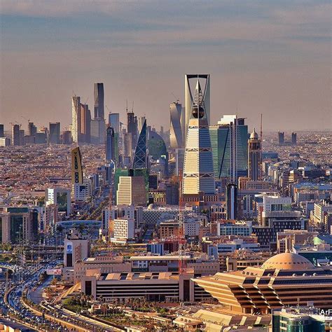 The bizarre skyline of Riyadh [1017x1017] | Skyline, Riyadh, Riyadh ...