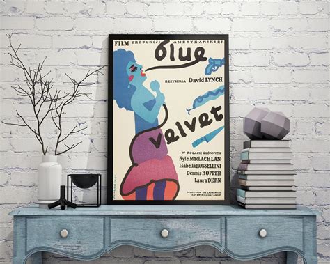 BLUE VELVET Movie Poster Art Print Custom Poster Home Wall | Etsy