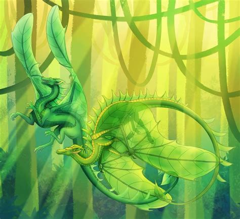 Sundew and Willow by AppleJuiceFlood on DeviantArt | Wings of fire, Wings of fire dragons, Fire art