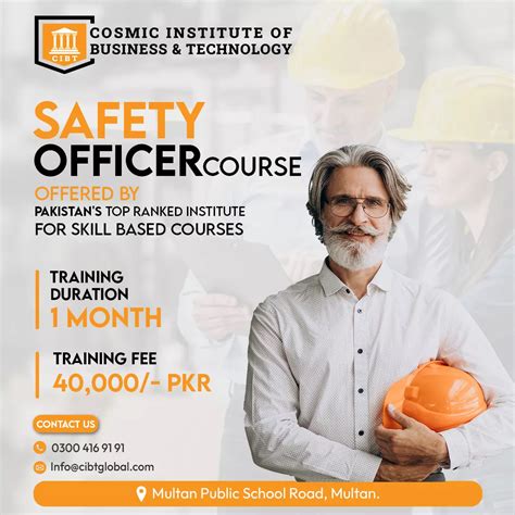 Best Institute For Safety Officer Course in Pakistan